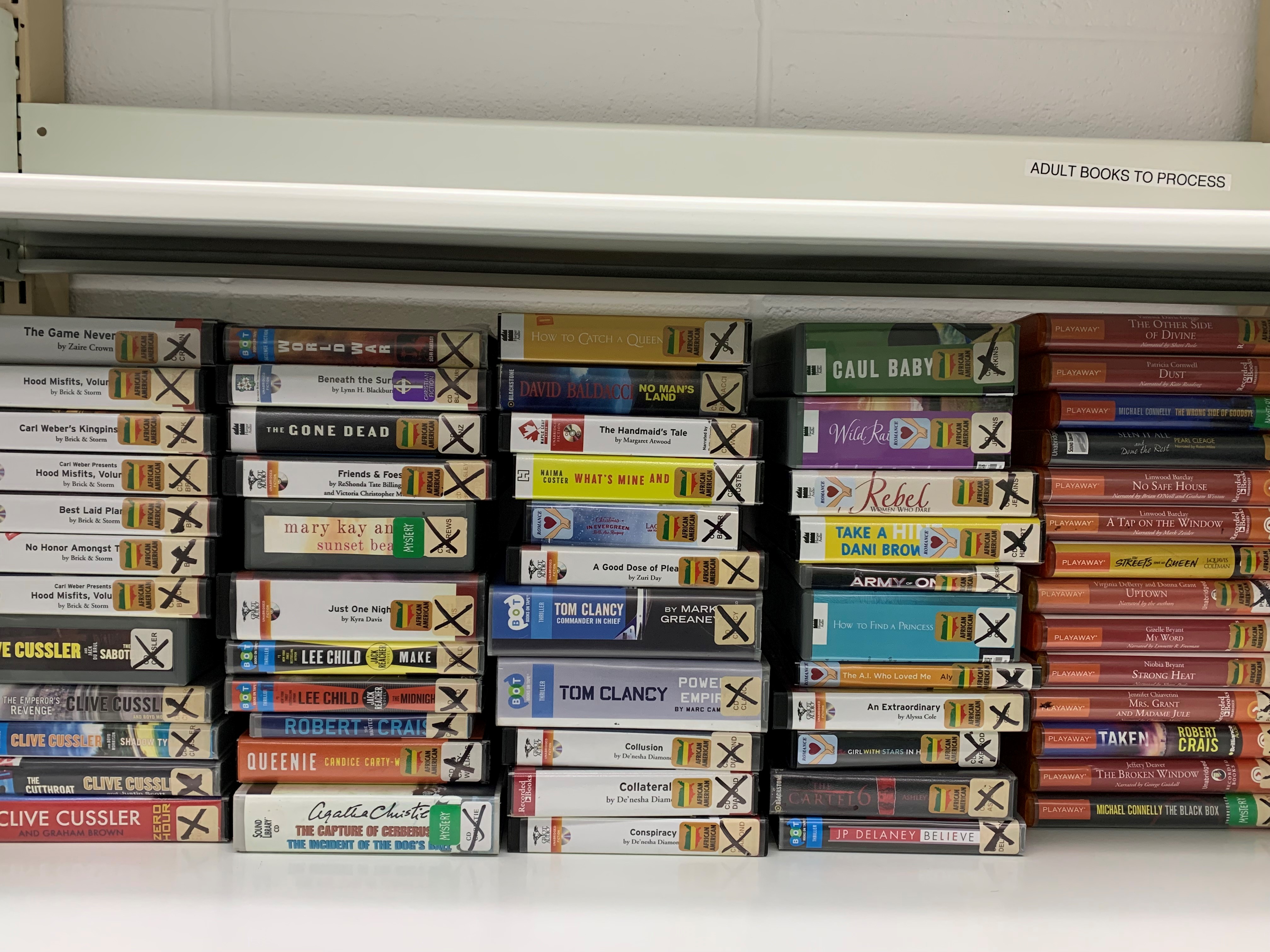 Books on cd and playaways reaching across illinois library system